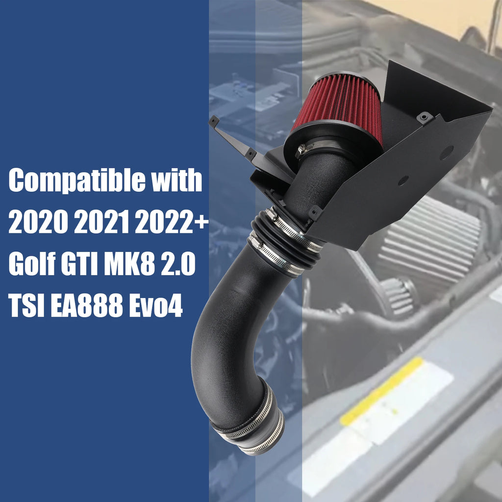 turbo Cold Air Intake System for 245hp 2.0Tsi EA888 EVO4 gen4 2022 VW MK8 Golf GTI 8Y Audi A3