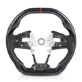 Hydro Dip Carbon Fiber Steering Wheel for Honda Civic 10Th Type-R FK8 2016 2017 2018 2019 2020 Perforated Leather Racing Wheel
