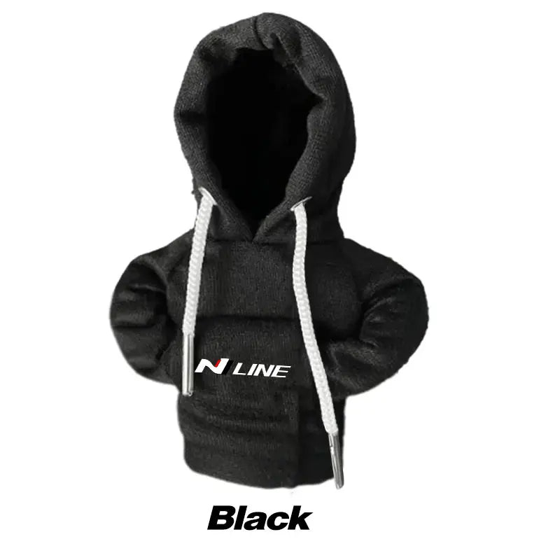 Hoodie Car Gear Shift Knob Cover Manual Handle Change Lever Cover for Hyundai N Line Nline Tucson Kona Sonata Veloster I30 I20