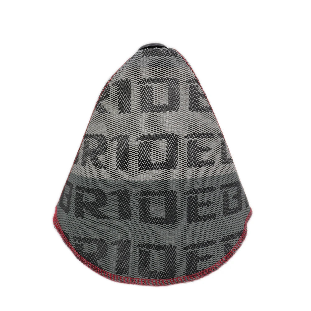 JDM Style Canvas Universal Shift Lever Knob Boot Cover Racing Shift Knob Collars