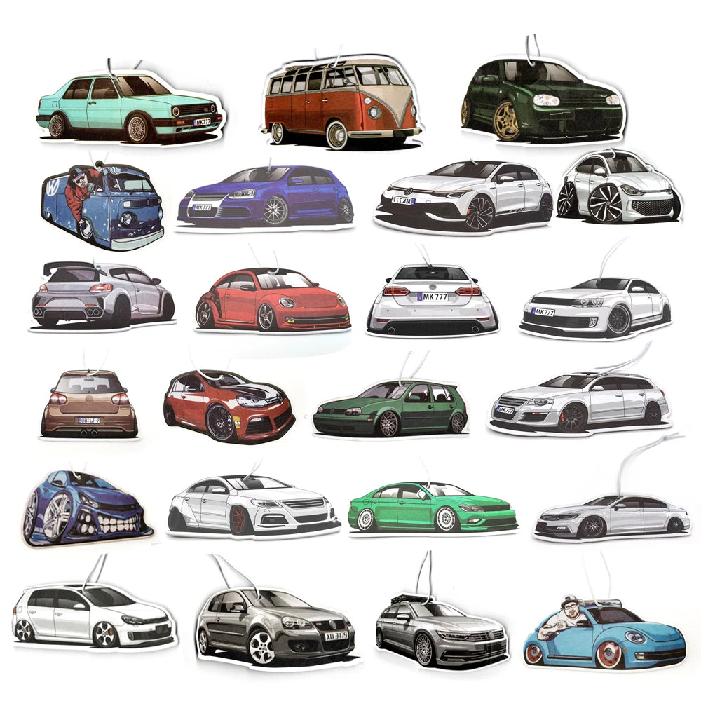 Car Air Freshener Hanging Perfume for Volkswagen VW CC Beetle Lamando Magotan Scirocco Sagitar Beetle Golf 5 6 8 MK6 GTI MK5 6 8