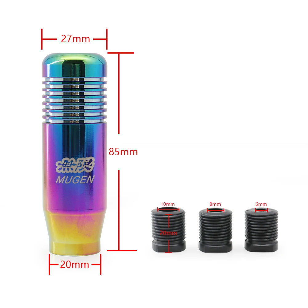 8 Color Universal Car Aluminum Manual Gear Shift Knob Stick Manual Transmission Gearstick Lever Shifter Knob 8.5CM