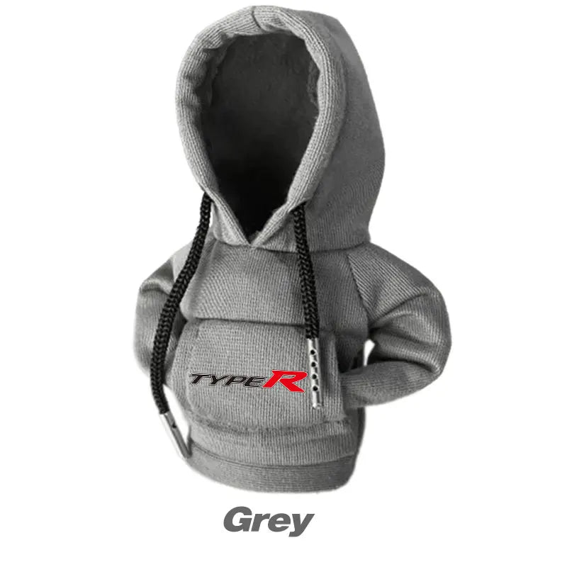 Hoodie Car Gear Shift Knob Cover Manual Handle Change Lever Cover for Honda TYPER Civic XR-V HR-V Accord Odyssey Auto Styling