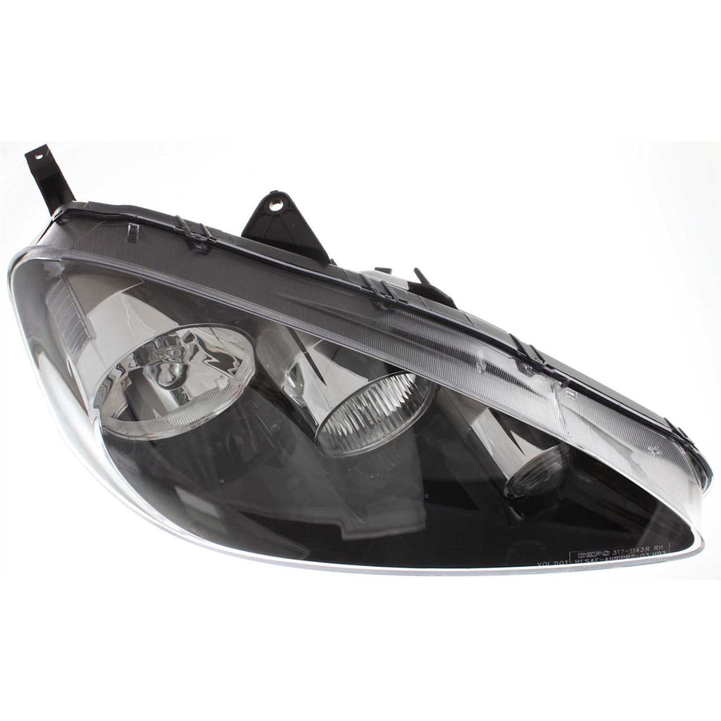 Driver and Passenger Side Headlight for Acura RSX 2005-2006 Halogen