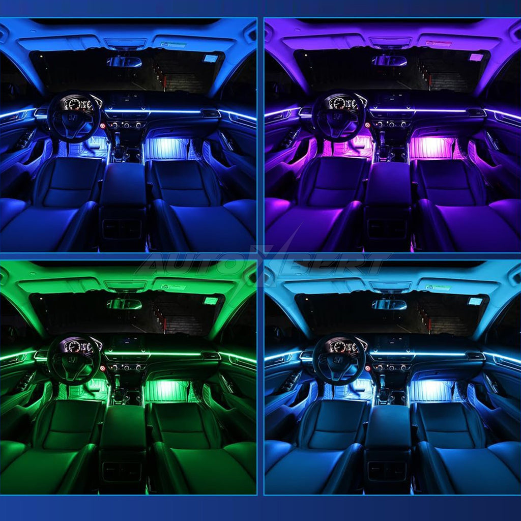 LED Car Interior Strip Light Atmosphere Neon Glow App-Control Ambient Light Kit