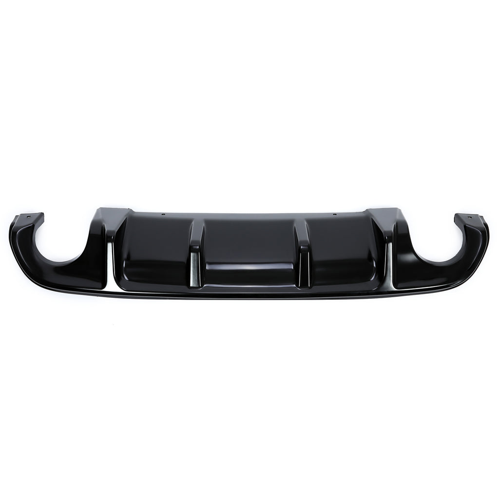 For 2014-2017 2015 2016 Infiniti Q50 Glossy Black Rear Bumper Diffuser Lip
