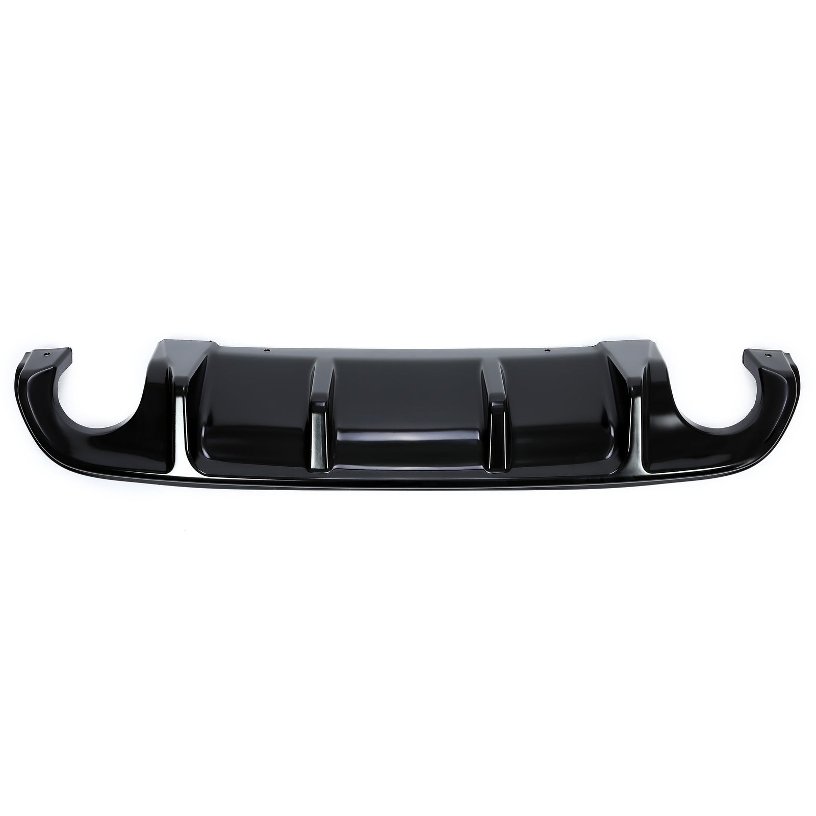 For 2014-2017 2015 2016 Infiniti Q50 Glossy Black Rear Bumper Diffuser Lip