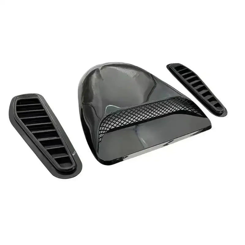 Airflow Intake Cover Car Airflow Intake Decoration Spoon Engine Hood Ventilation Cover Universal Airflow Vent Protection Cover