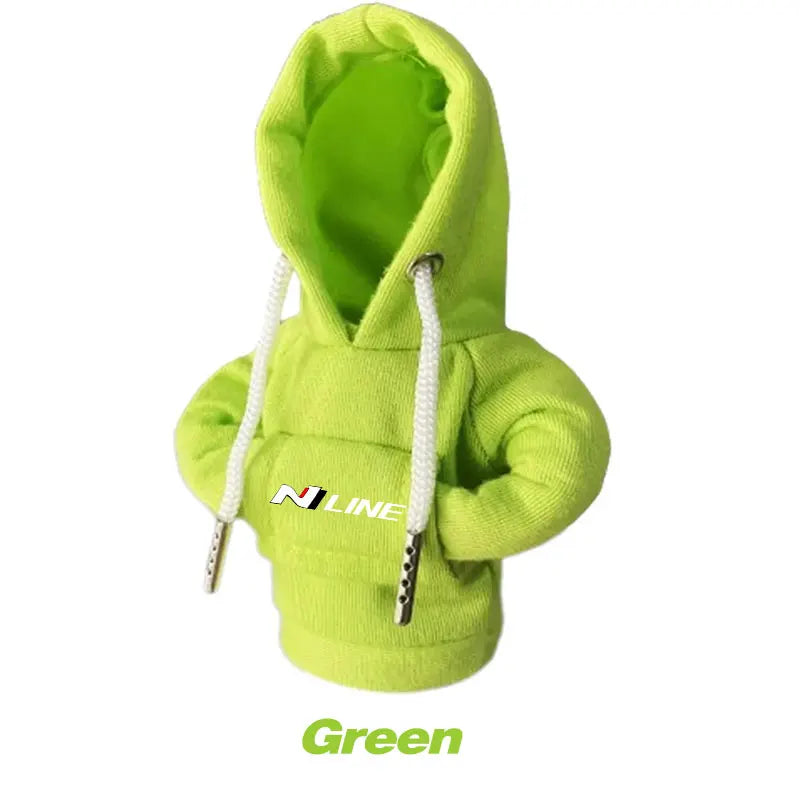Hoodie Car Gear Shift Knob Cover Manual Handle Change Lever Cover for Hyundai N Line Nline Tucson Kona Sonata Veloster I30 I20