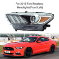 Front Left Headlight Hid/Xenon for 2015 2016 2017 Ford Mustang Driver W/LED DRL