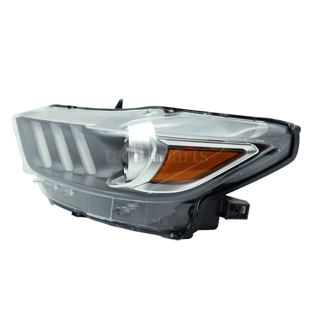 Front Left Headlight Hid/Xenon for 2015 2016 2017 Ford Mustang Driver W/LED DRL