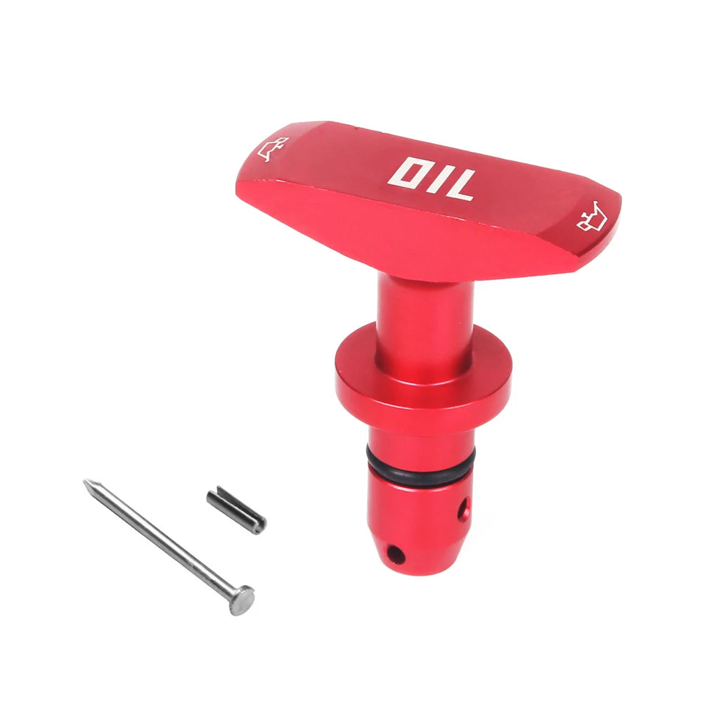 Billet Aluminum Car Oil Dipstick Pull Handle Automobile Replacement Engine Oil Handle for Ford Mustang GT V8