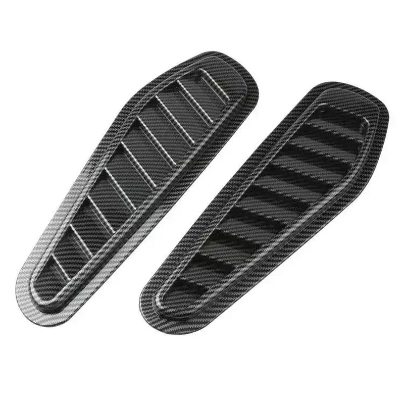 Airflow Intake Cover Car Airflow Intake Decoration Spoon Engine Hood Ventilation Cover Universal Airflow Vent Protection Cover