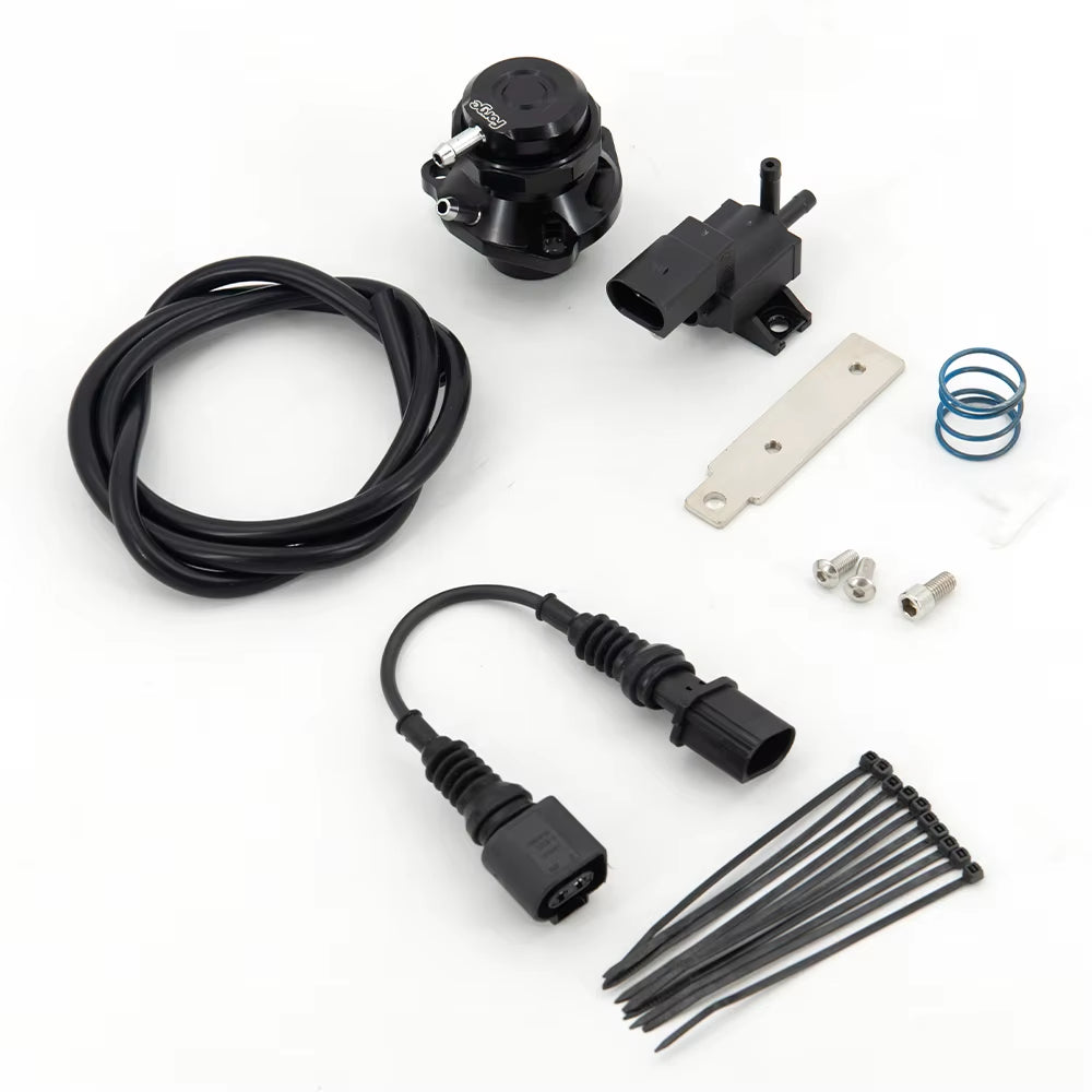 Blow off Valve with Adpater Kit for Audi Seat Skoda VW 1.8 and 2.0 TSI GTI Ea888 Gen2 Gen3 710D Mk7 BOV-050-BK