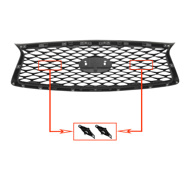 For 2018-2023 Infiniti Q50 Front Bumper Grille with Camera Hole F23106HH0C