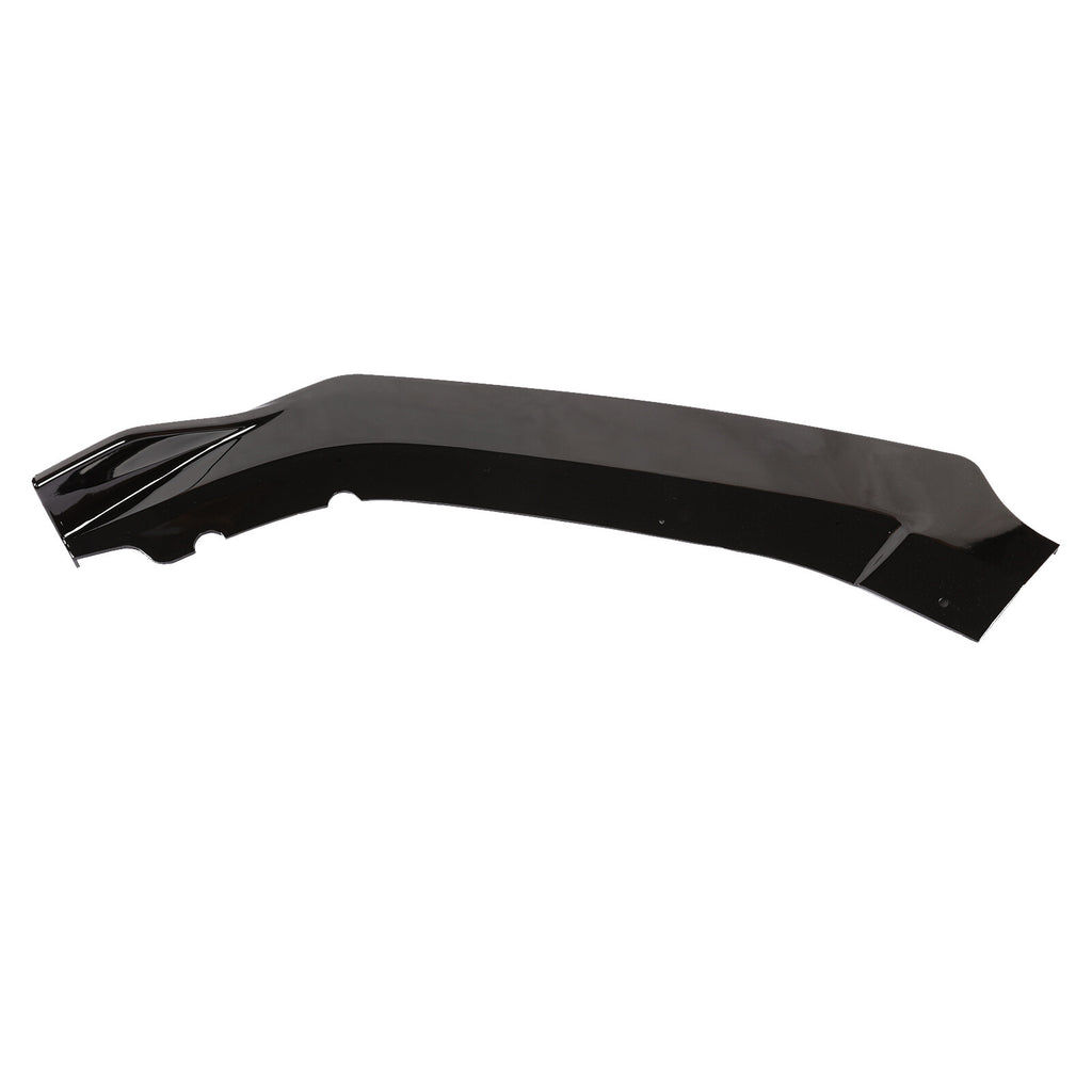 For 2016-2021 Honda Civic 16-21 Glossy Black Front Bumper Splitter Spoiler Lip