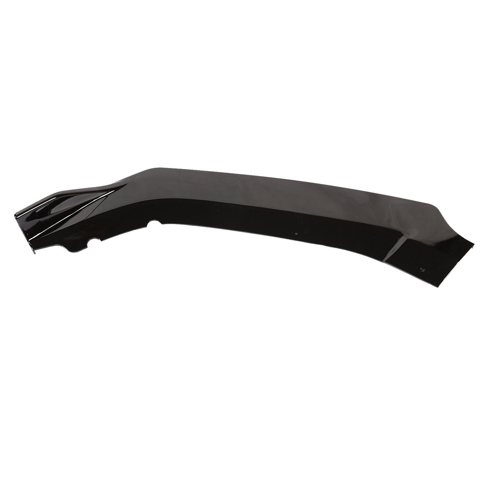 For 2016-2021 Honda Civic 16-21 Glossy Black Front Bumper Splitter Spoiler Lip