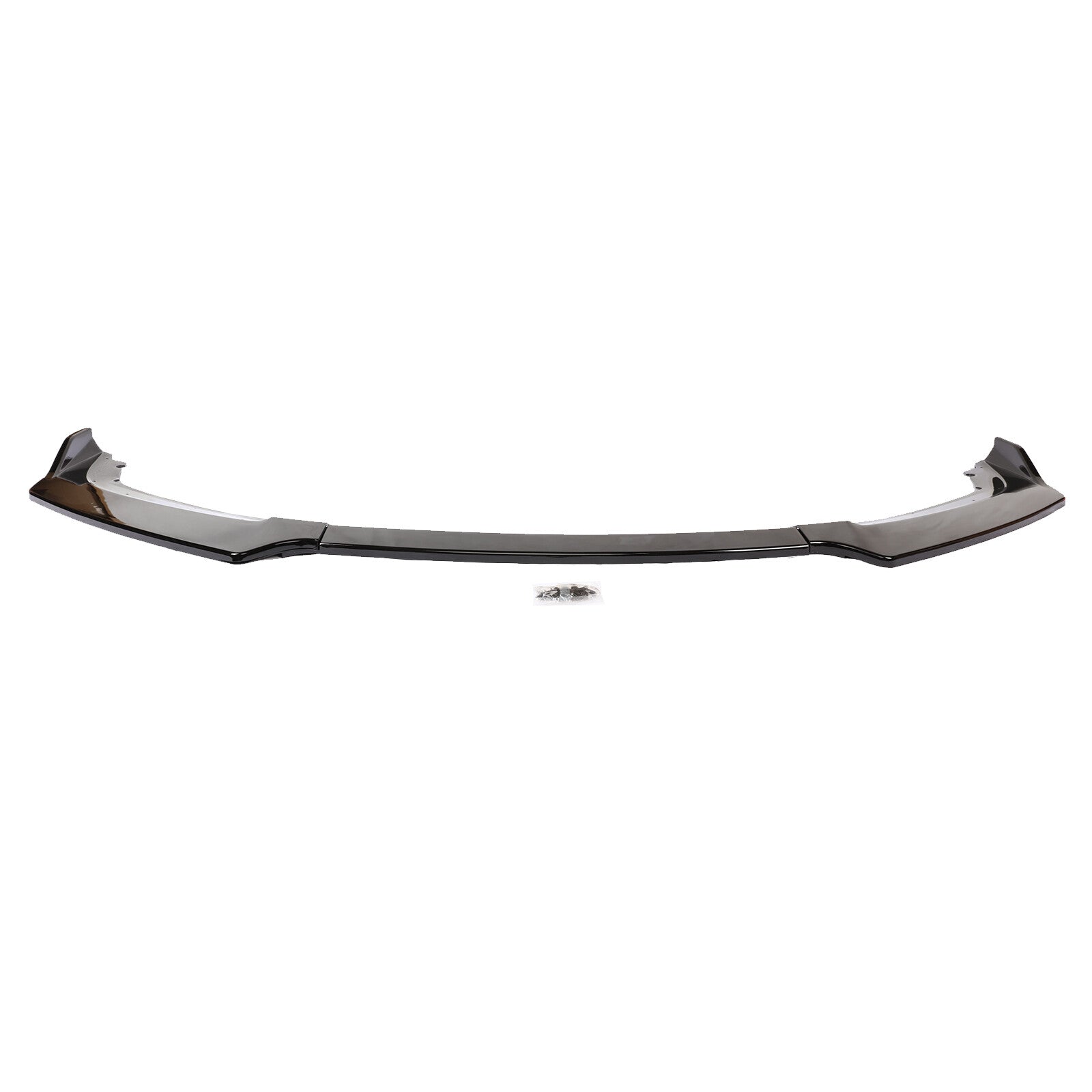 For 2016-2021 Honda Civic 16-21 Glossy Black Front Bumper Splitter Spoiler Lip