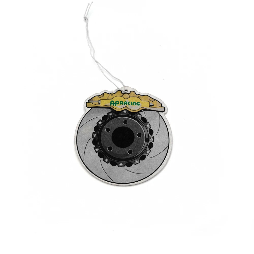New JDM Car Air Freshener Sexy Tire Girl Hanging Pendant Rearview Mirror Perfume Turbo Brake Disc Shock Absorber Fragrance Anime