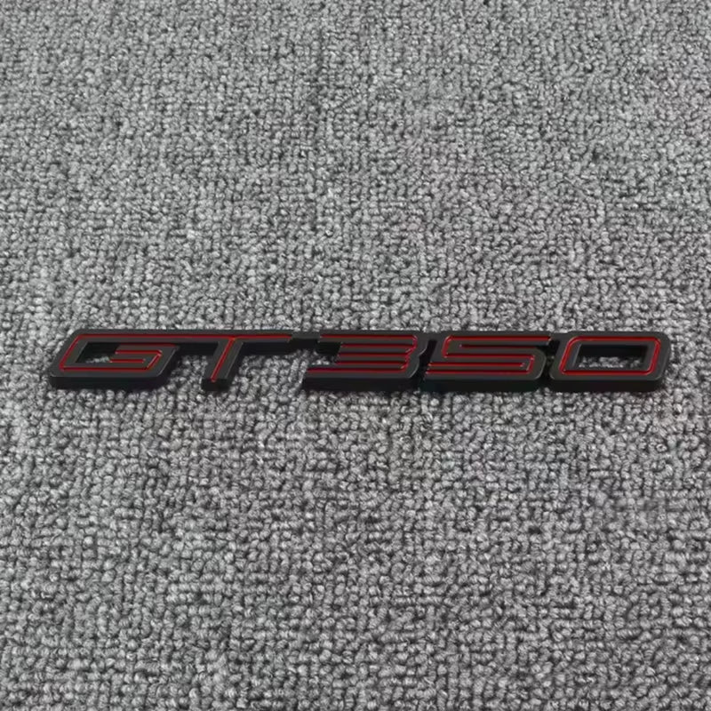 3D Metal Car Sticker GT Trunk Fender Logo Decals for Ford Mustang Shelby GT GT350 GT500 Badge Emblems Parts Accessories