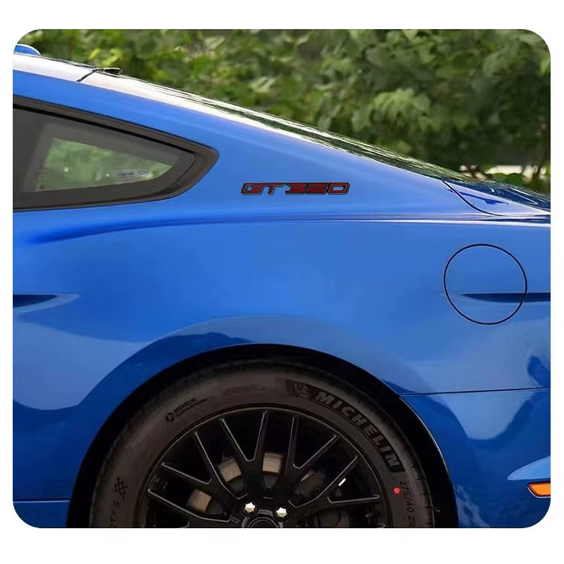 3D Metal Car Sticker GT Trunk Fender Logo Decals for Ford Mustang Shelby GT GT350 GT500 Badge Emblems Parts Accessories