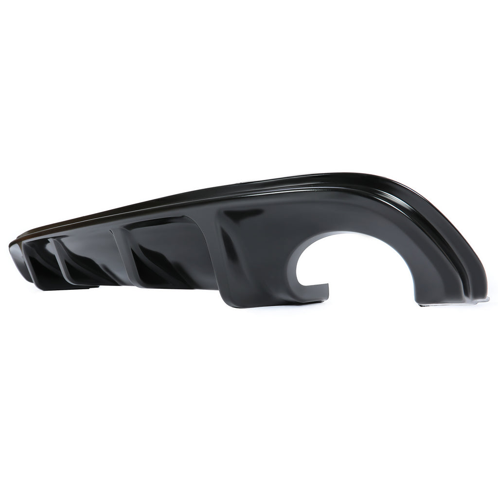 For 2014-2017 2015 2016 Infiniti Q50 Glossy Black Rear Bumper Diffuser Lip