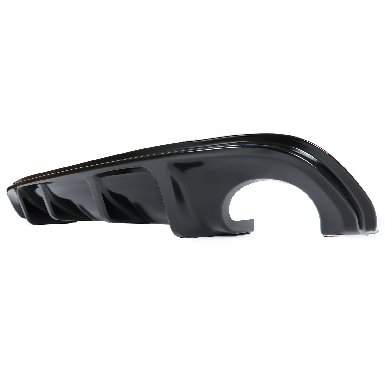 For 2014-2017 2015 2016 Infiniti Q50 Glossy Black Rear Bumper Diffuser Lip