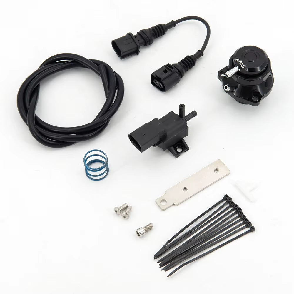 Blow off Valve with Adpater Kit for Audi Seat Skoda VW 1.8 and 2.0 TSI GTI Ea888 Gen2 Gen3 710D Mk7 BOV-050-BK